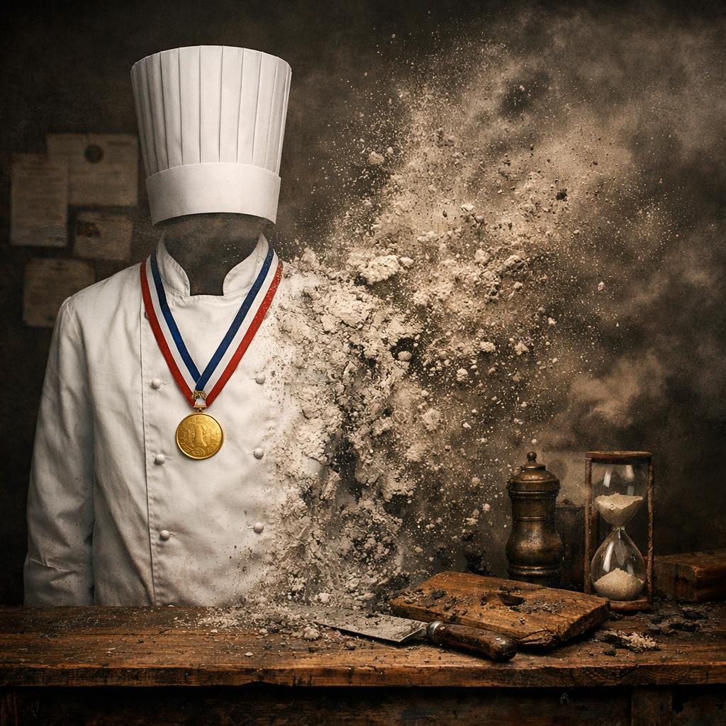 حين يبقى الشكل ويغيب المعنى: في أخلاقيات المهنة وحدود اللقب الشيف أحمد المعدراني رئيس الاتحاد الدولي ماستر شيف العرب خبير التحكيم الدولي في فنون الطهي والذوّاقة 